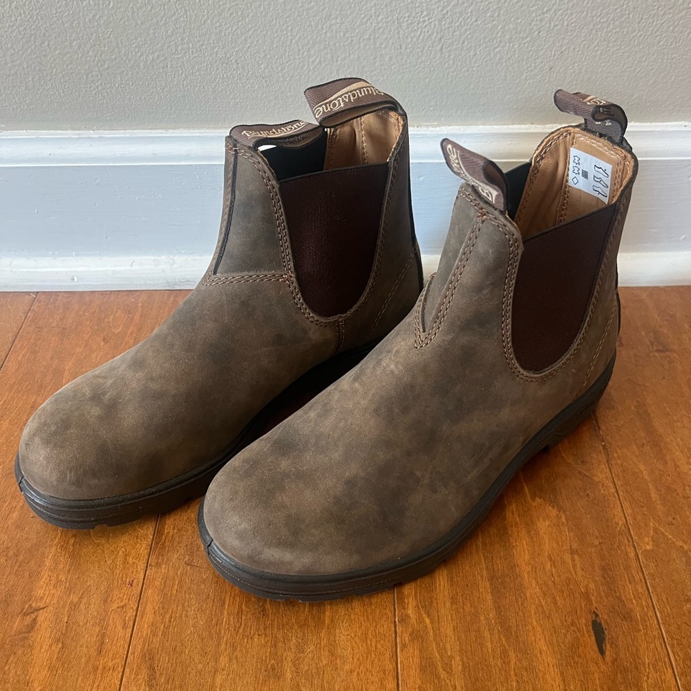 Blundstone 585 Classic Chelsea Boots Rustic Brown US 8.5 AU 5.5 NWOT